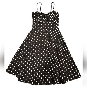 Sara brand retro polka dot dress